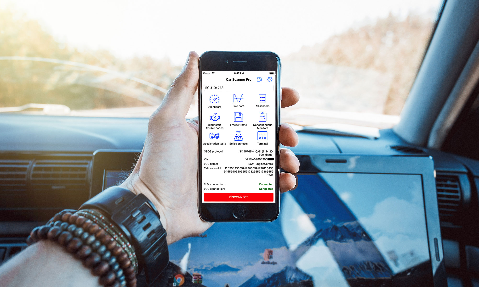KONNWEI WIFI OBDII ELM327 Car Diagnostic Scanner Code Reader for iphone ipad
